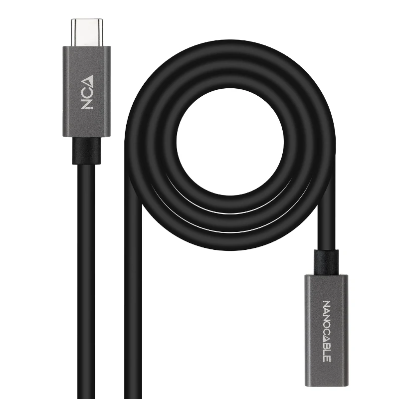 Nanocable Cable USB 3 2 Gen2 USB C MH 0 5 M Negro
